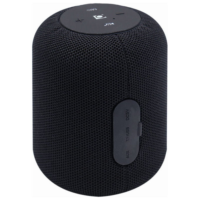 Gembird, Altoparlante Portatile Mono, 5W, Bluetooth, Nero