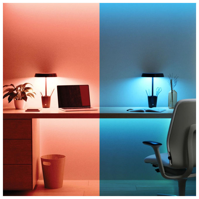 Nanoleaf SQUB0300-1CUP Lampada da tavolo intelligente Wi-Fi 16 milioni di colori 320 lm 2700K-6500K colore Nero