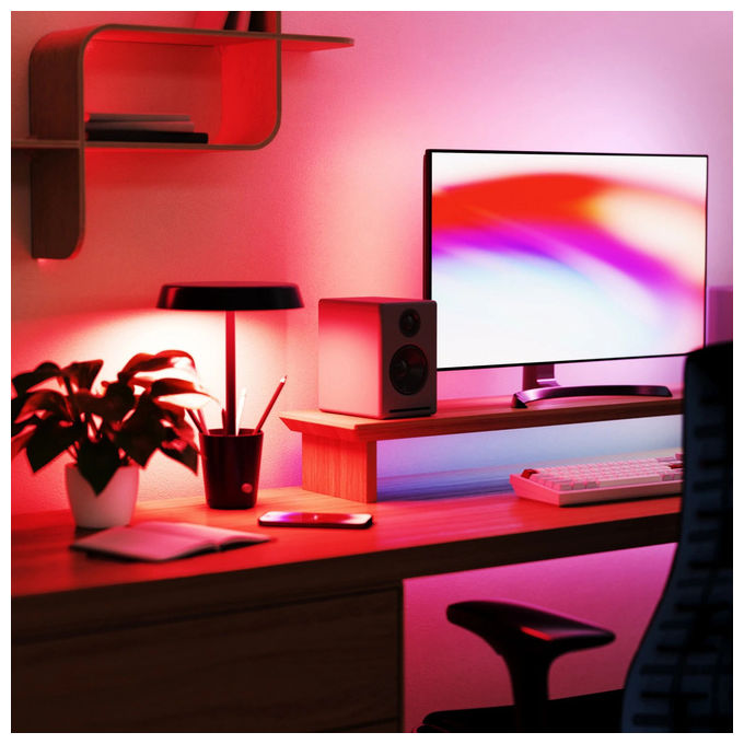 Nanoleaf SQUB0300-1CUP Lampada da tavolo intelligente Wi-Fi 16 milioni di colori 320 lm 2700K-6500K colore Nero