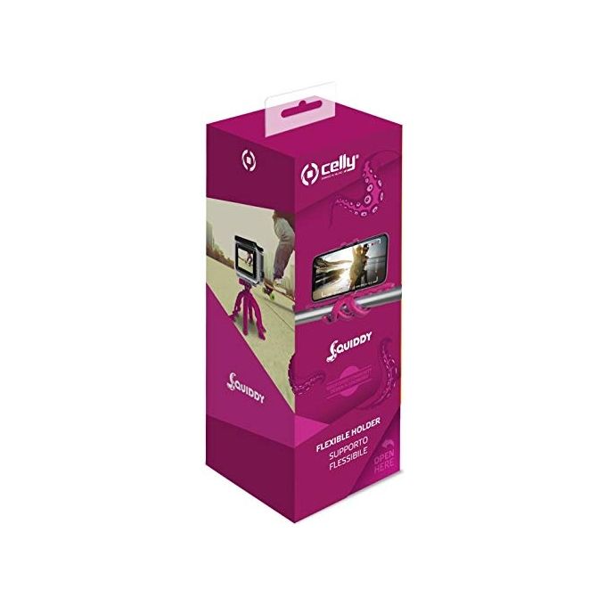 Celly Flexible Mini Treppiedi Rosa