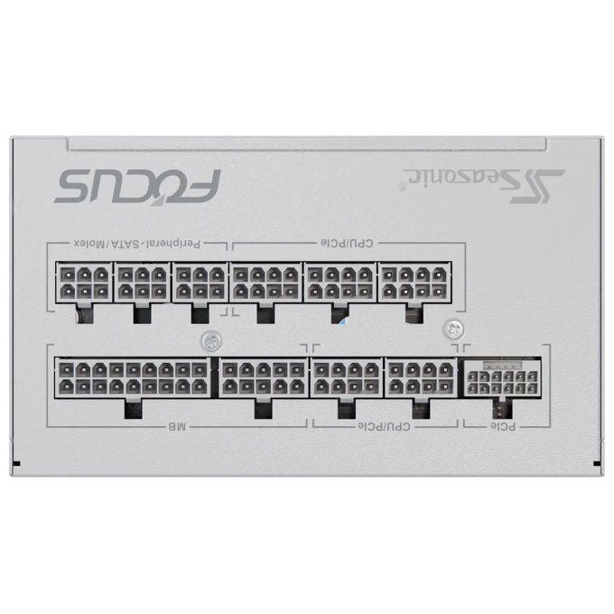 Seasonic FOCUS-GX-850 Alimentatore per computer 850 W ATX3 Modulare Certificazione Oro colore Bianco