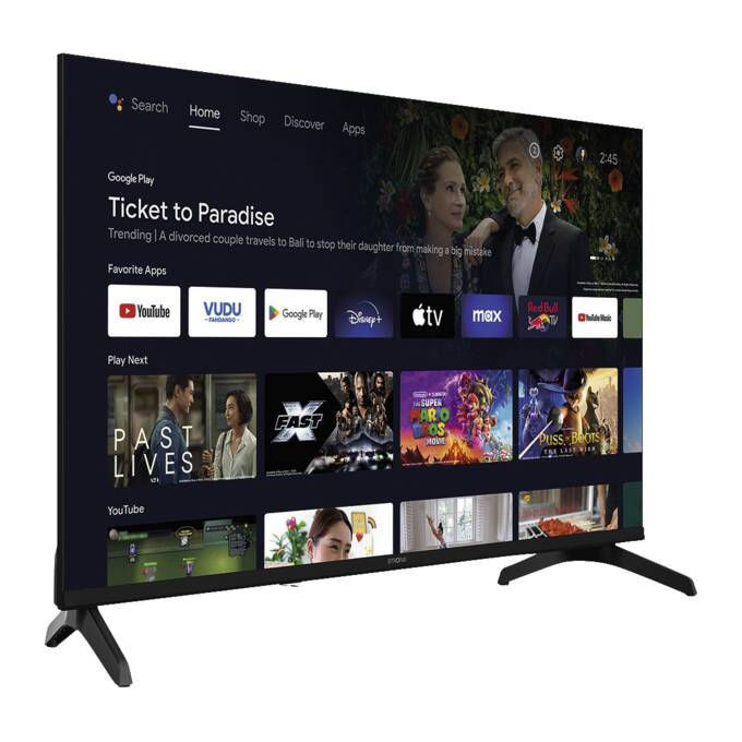 Strong SRT40FH5553 Televisore LED 40'' Full HD Smart TV con Android TV HDR10 Wi-Fi colore Nero