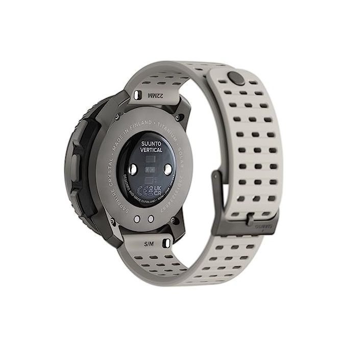 SUUNTO SS050860000 Vertical Orologio Sportivo GPS 5 Sistemi Satellitari Ricarica Solare Monitoraggio Salute 24-7 colore Titanio