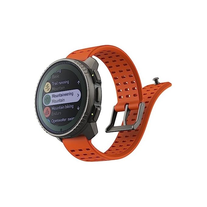 SUUNTO SS050861000 Vertical Orologio Sportivo GPS Multisport con Batteria a Lunga Durata e Ricarica Solare colore Arancione