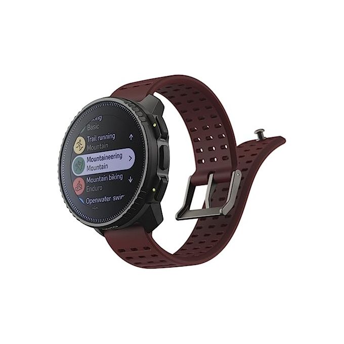 SUUNTO SS050865000 Vertical Orologio Sportivo GPS Altimetro Barometro Cardiofrequenzimetro 95+ Sport Monitoraggio Salute 24-7 colore Nero-Rosso