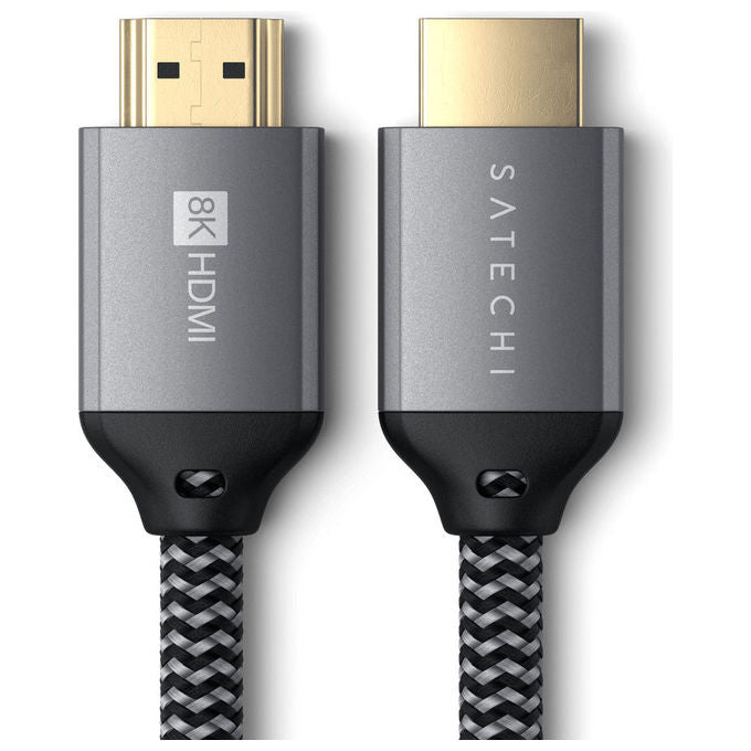 Satechi ST-8KHC2MM Cavo HDMI 8K Ultra HD Alta Velocita' HDMI 2.1 2 m colore Grigio