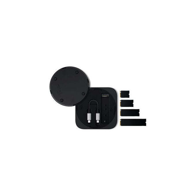 Satechi ST-EU4SNSS Contenitore di Unita' di Archiviazione Box Esterno SSD M.2 NVMe USB4 40 Gbit-s 8 TB colore Grigio
