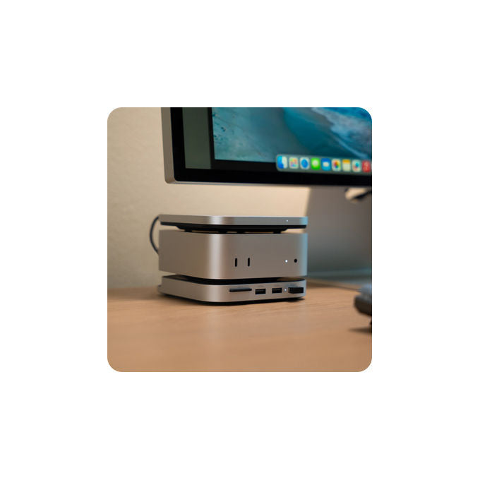 Satechi ST-EU4SNSS Contenitore di Unita' di Archiviazione Box Esterno SSD M.2 NVMe USB4 40 Gbit-s 8 TB colore Grigio