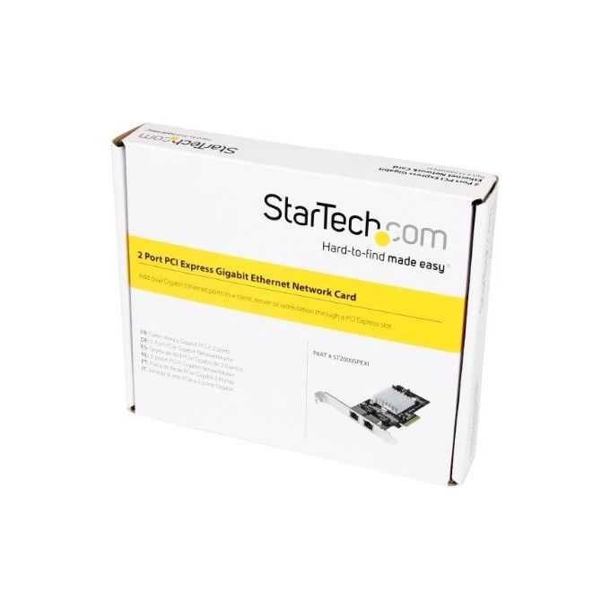 StarTech Scheda adattatore server di rete Gigabit Ethernet PCI Express (PCIe x4) a due porte - Intel i350 NIC