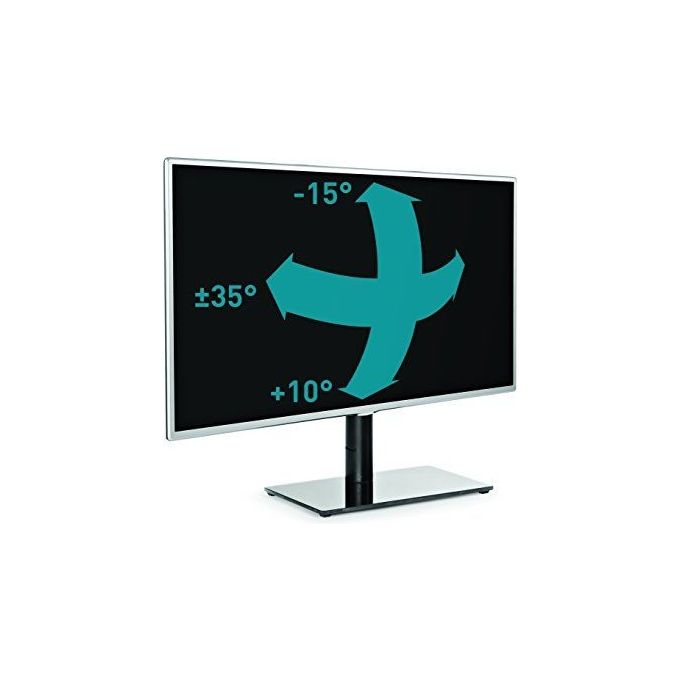 Meliconi Stand 400 Supporto Orientabile da Mobile per Tv da 32'' a 55'' Nero