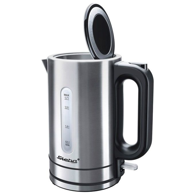 Steba WK 21 INOX Bollitore Elettrico Acciaio Inox Temperatura Regolabile 1.7 L 2200 W Base 360° colore Acciaio Inox