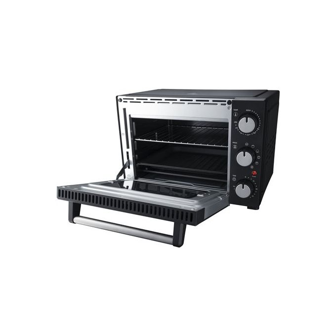 Steba 04-59-00 KB M19 Forno Compatto Elettrico 19 litri 1400 W Ventilato con Doppia Porta in Vetro (31x45x37 cm) colore Nero