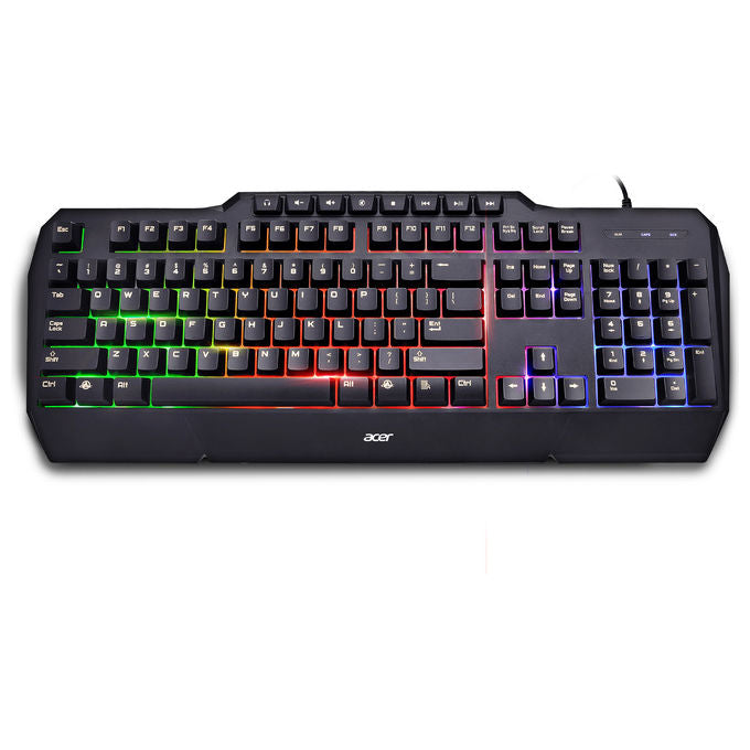 Acer STELLAR-GK1600 Tastiera Gaming a Membrana 105 Tasti Layout Italiano Retroilluminazione LED RGB 26 Anti-Ghosting USB