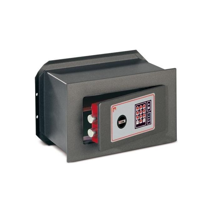 Technomax MCSTK-2P Sekur Tekna Cassaforte a muro digitale con combinazione elettronica catenacci da 18 mm colore Grigio