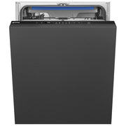 Smeg STL362DQ Lavastoviglie Incasso Scomparsa Totale 14 coperti Classe D 46 dB 8 programmi FlexiFit (82x60x55 cm) colore Nero