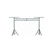 QUIK LOK STS-14 Sistema a Ponte in Alluminio per Luci Carico Massimo 75 Kg Peso 16 Kg Altezza Regolabile da 162 cm a 325 cm colore Nero
