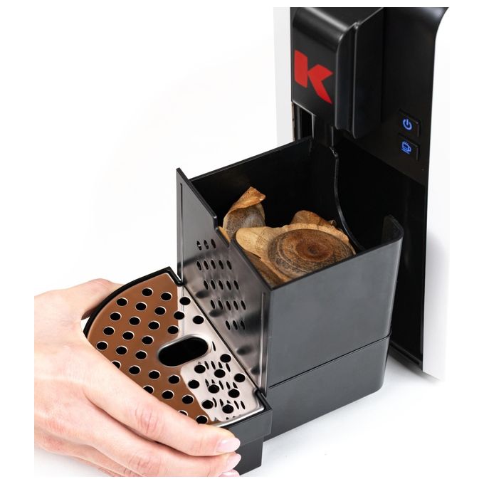 Kimbo Macchina Caffe' Espresso a Cialde SV822 Bianco