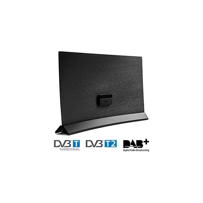 One For All SV9440-5G Antenna Interna Sottile con Filtro 3G 4G 5G DVB-T2 Full HD 238x141x44 mm colore Bianco