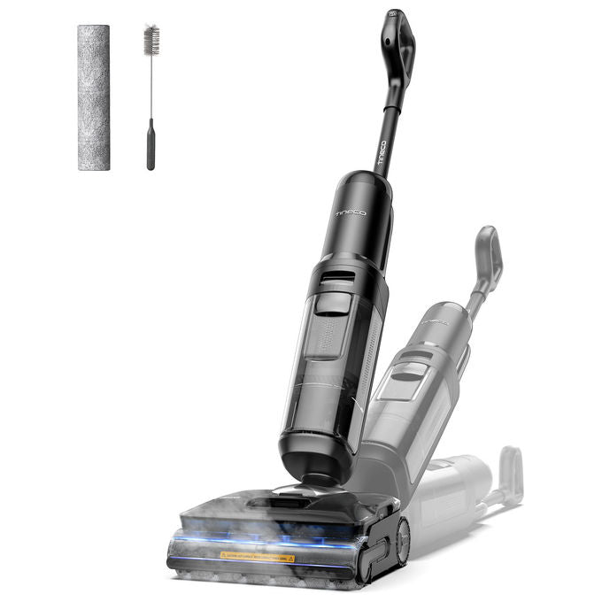 Tineco Floor One S7 Stretch Steam Plus, Aspirapolvere Lavapavimenti, Nero