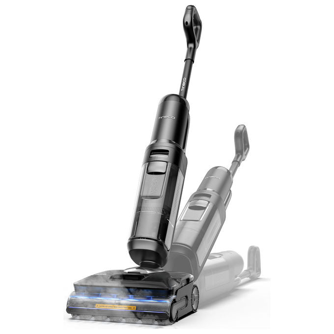 Tineco Floor One S7 Stretch Steam Plus, Aspirapolvere Lavapavimenti, Nero