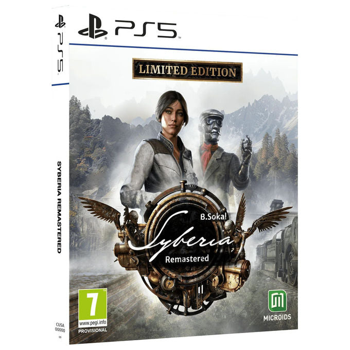 Microids, Syberia Remastered Limited Edition, PlayStation 5, Avventura Grafica