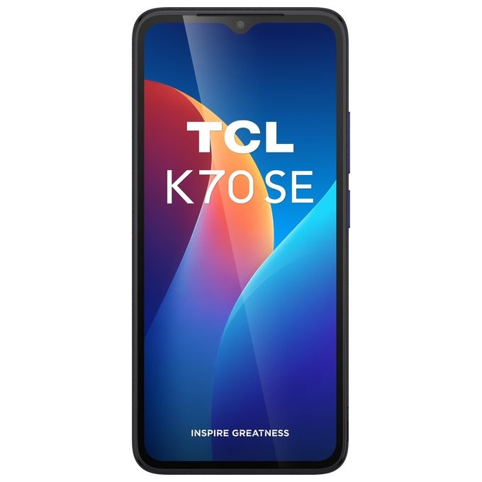 TCL K70 SE Smartphone 6.56'' 4GB 64GB Dual SIM 4G Android 16.0 3000 mAh colore Indigo Black