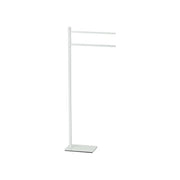 Gedy TA3122 TANIA Piantana porta asciugamani a 2 bracci in Cromall acciaio inox e resine termoplastiche colore Bianco