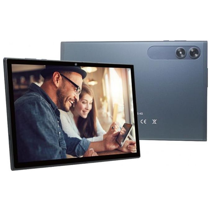 New Majestic 114920 CB TAB 920 PLUS 4G Tablet 6 GB RAM 128 GB Storage Dual SIM Android 14 Schermo 10.1'' colore Nero Blu