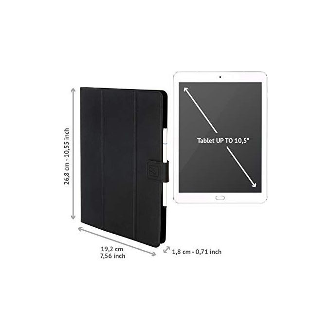 Tucano FACILE PLUS Custodia universale per tablet fino a 11'' Nero