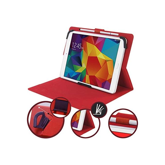 Tucano Facile Plus Custodia Universale per Tablet fino a 11 Pollici in Rosso