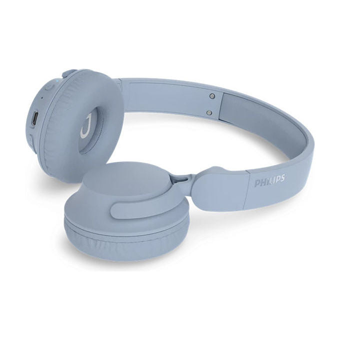 Philips TAH4000BL-00 Cuffie On-Ear Wireless Bluetooth 6.0 Multipoint Driver 32mm 70h Autonomia Ricarica Rapida colore Blu