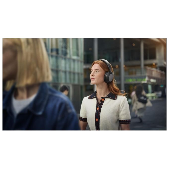 Philips, Cuffie Wireless a Padiglione TAH8000EBK-00, Bluetooth 5.4, Cancellazione Rumore, Nero