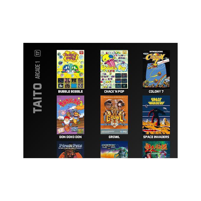 Evercade, Accessori, Taito Arcade 1, 9 giochi inclusi