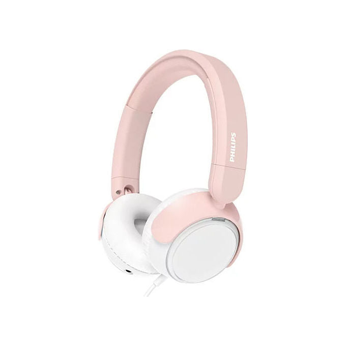 Philips TAK2000PK-00 Serie 2000 Cuffie On-Ear per Bambini con Microfono Limitatore Volume 85 dB cavo 1,2 m colore Rosa