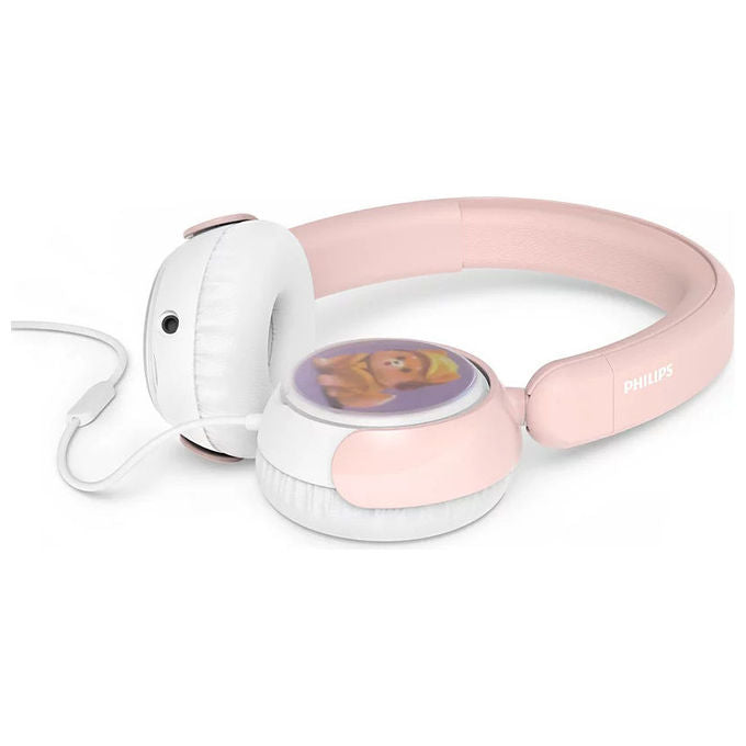Philips TAK2000PK-00 Serie 2000 Cuffie On-Ear per Bambini con Microfono Limitatore Volume 85 dB cavo 1,2 m colore Rosa