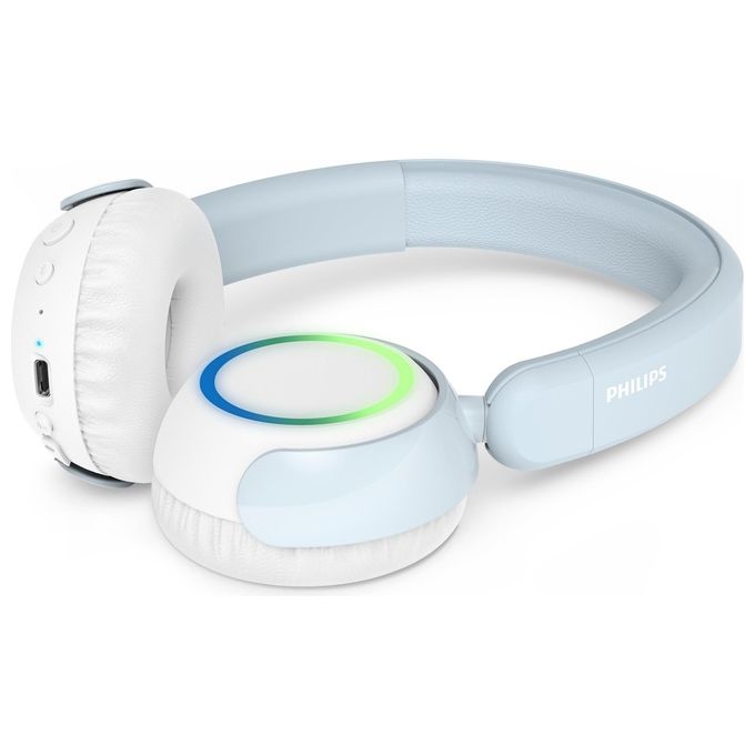 Philips TAK4200BL00 Serie 4200 Cuffie On-Ear Wireless per Bambini Bluetooth 5.4 Volume Limitato 85 dB 45h Pieghevoli colore Blu