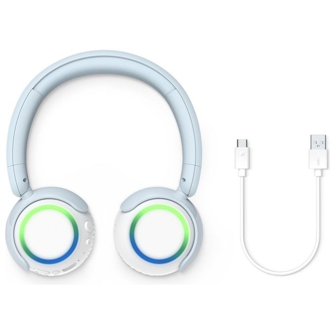 Philips TAK4200BL00 Serie 4200 Cuffie On-Ear Wireless per Bambini Bluetooth 5.4 Volume Limitato 85 dB 45h Pieghevoli colore Blu