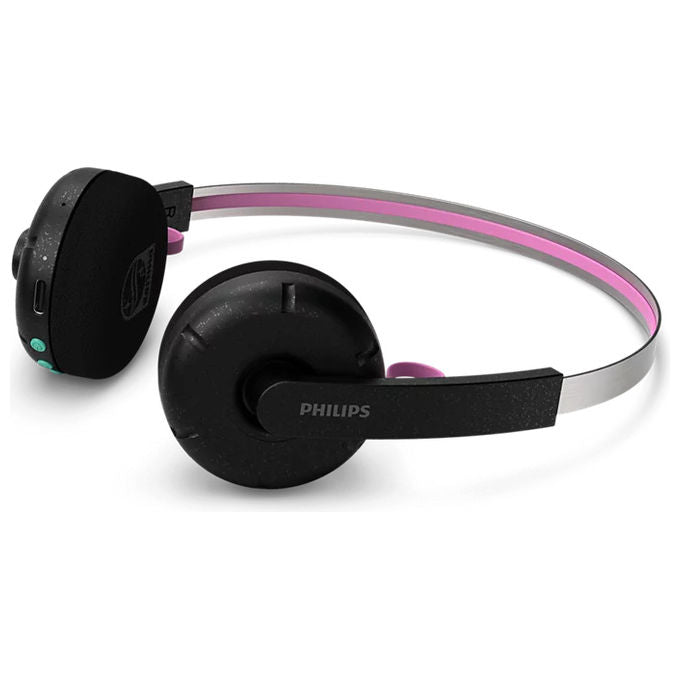 Philips TAMS1BK-00 Moving Sound Cuffie On-ear Bluetooth 6 Senza Fili 26h Multipoint Microfono Integrato colore Nero
