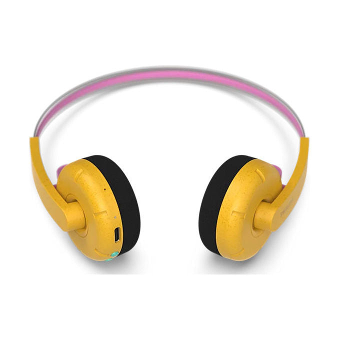 Philips TAMS1YL-00 Moving Sound Cuffie On ear Bluetooth 6 USB C 26 ore autonomia microfono integrato colore Giallo