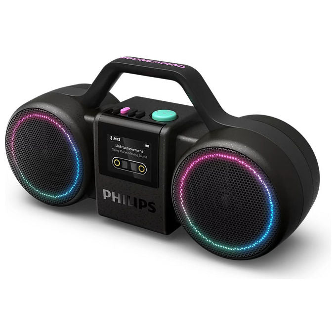 Philips TAMS60B-00 The Roller Altoparlante Bluetooth Portatile 120W IP67 Bluetooth 6.0 Batteria 24h Auracast USB-C colore Nero
