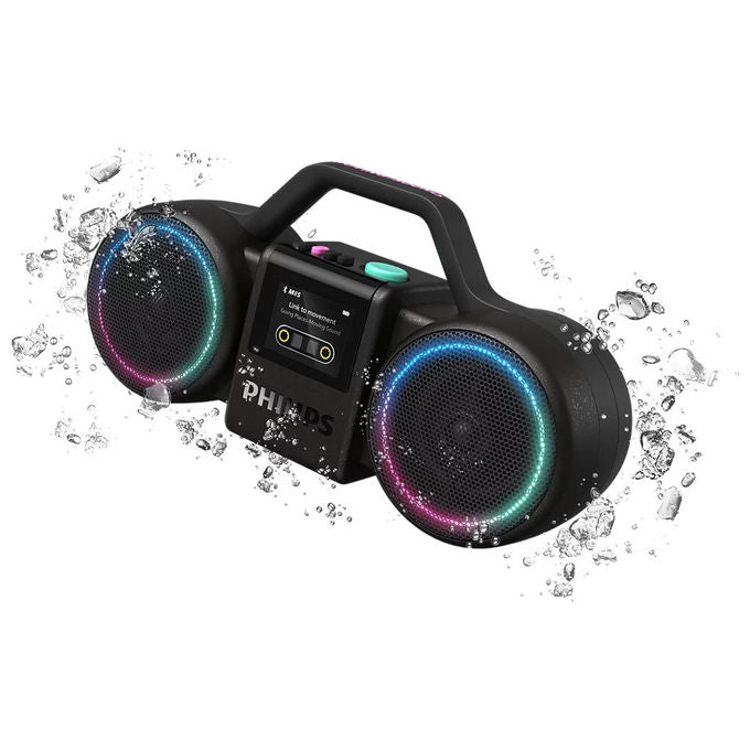 Philips TAMS60B-00 The Roller Altoparlante Bluetooth Portatile 120W IP67 Bluetooth 6.0 Batteria 24h Auracast USB-C colore Nero
