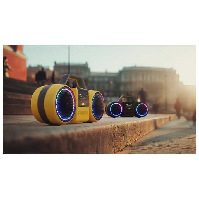Philips TAMS60B-00 The Roller Altoparlante Bluetooth Portatile 120W IP67 Bluetooth 6.0 Batteria 24h Auracast USB-C colore Nero