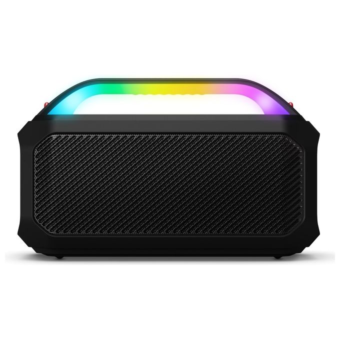 Philips, Party Speaker, 100W, Bluetooth, USB, con Luci LED, Nero