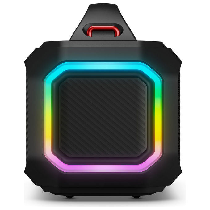 Philips, Party Speaker, 100W, Bluetooth, USB, con Luci LED, Nero