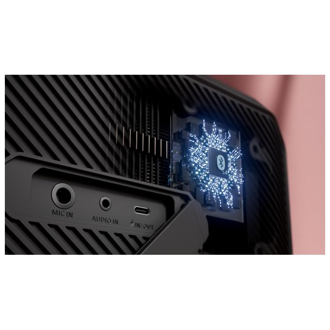 Philips, Party Speaker, 100W, Bluetooth, USB, con Luci LED, Nero