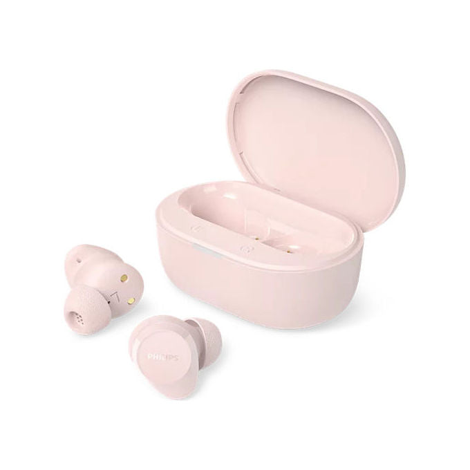 Philips TAT1300PK-00 Auricolari True Wireless Bluetooth 6.0 IPX4 Autonomia 24h Custodia di Ricarica colore Rosa