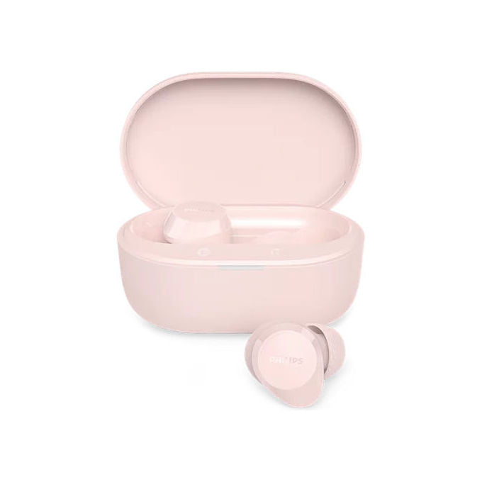 Philips TAT1300PK-00 Auricolari True Wireless Bluetooth 6.0 IPX4 Autonomia 24h Custodia di Ricarica colore Rosa