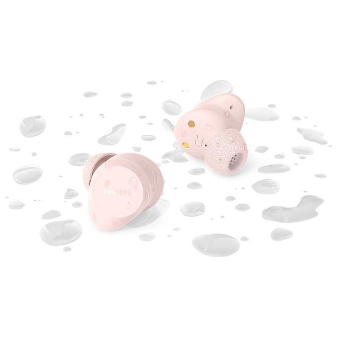 Philips TAT1300PK-00 Auricolari True Wireless Bluetooth 6.0 IPX4 Autonomia 24h Custodia di Ricarica colore Rosa