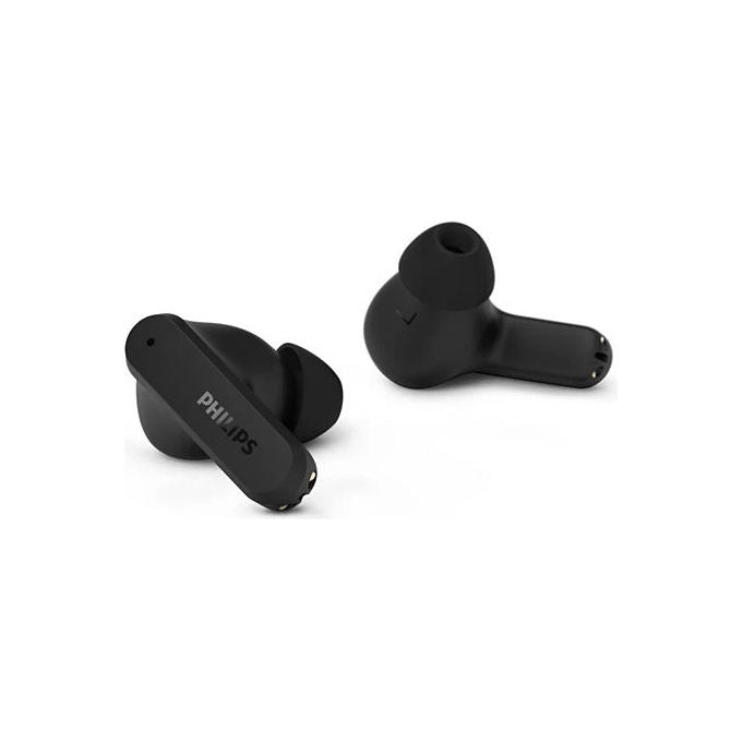 Philips TAT2000BK auricolari true wireless in-ear, bluetooth 5.4, 32 ore, driver 6mm bassi dinamici, 4 microfoni, IPX4, nero