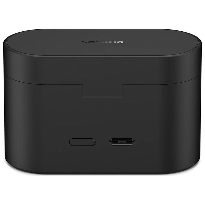 Philips TAT6000BK auricolari true wireless, custodia smart touchscreen, ANC ibrido, 4 microfoni, 28 ore, Bluetooth 5.4, IPX5, nero